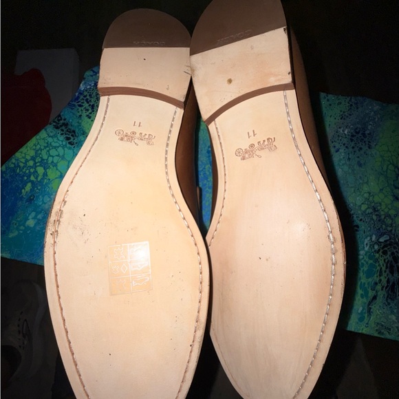 Coach Tanner Leather Loafers Saddle Brown Size 11D (CS020) (NIB) - Picture 5 of 13